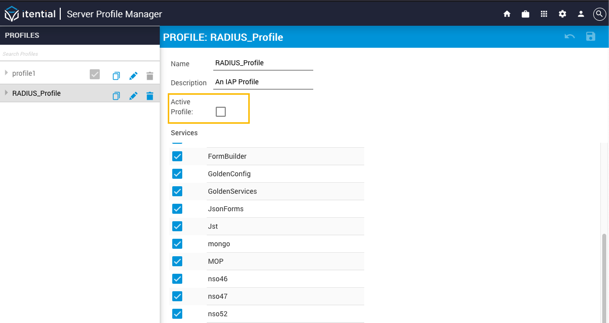 Set Active Profile