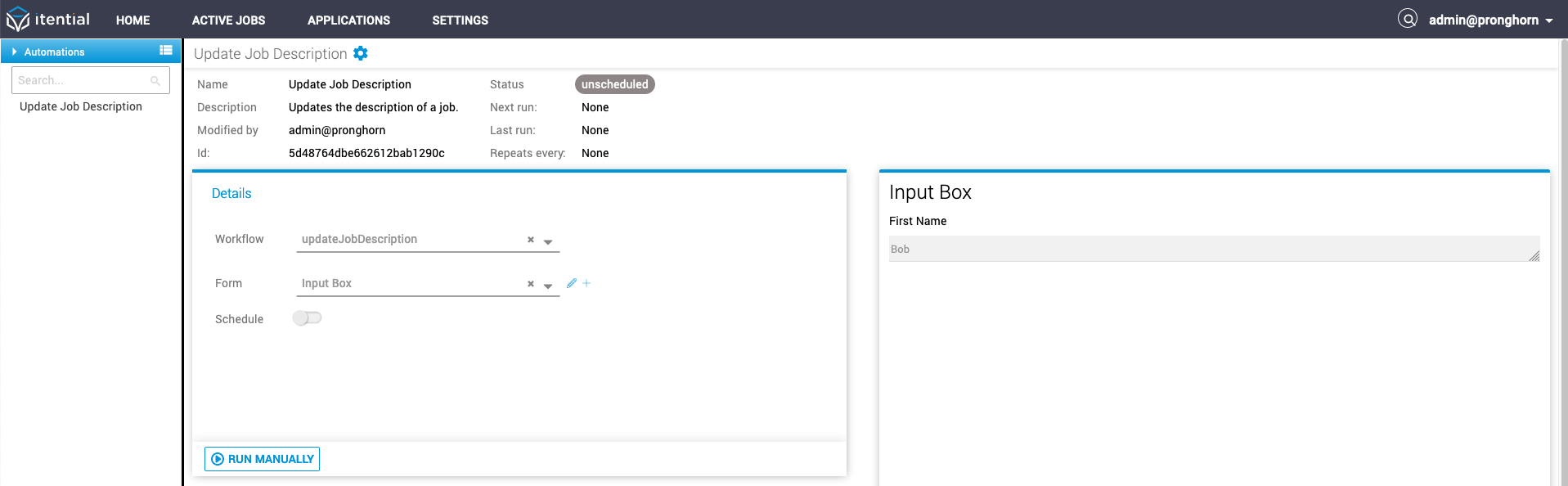 Automation Details