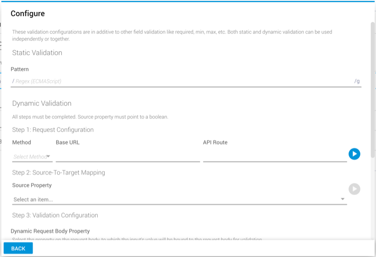 Editor Validation