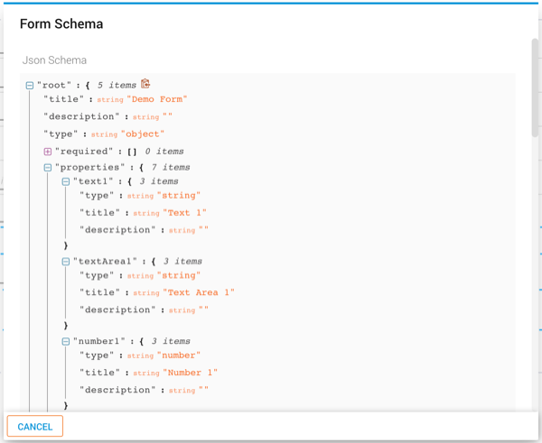 Schema Preview