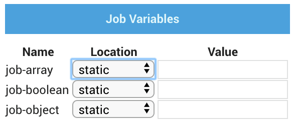 Job Variables
