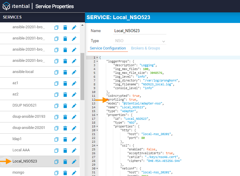 Adapter Profiling