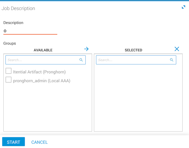 Job Description Dialog