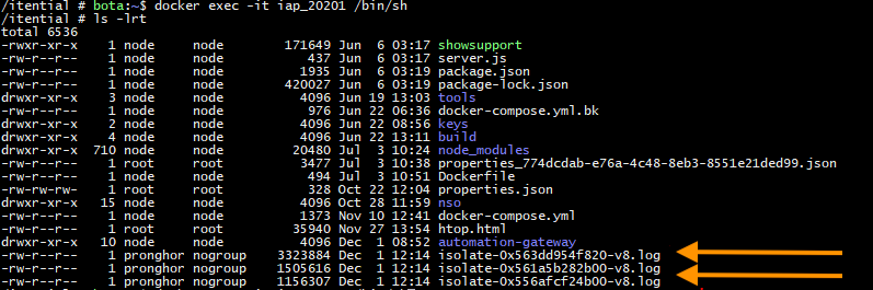 Profiling Logs