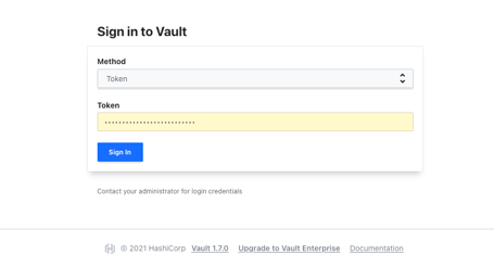 Vault UI