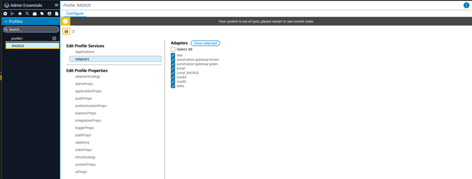 Edit profile