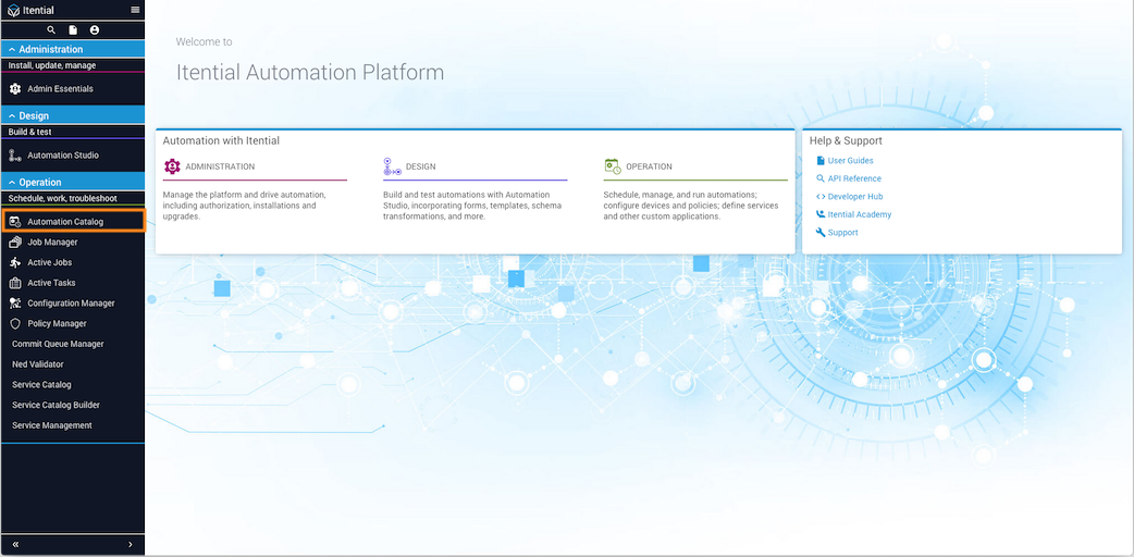Automation Catalog