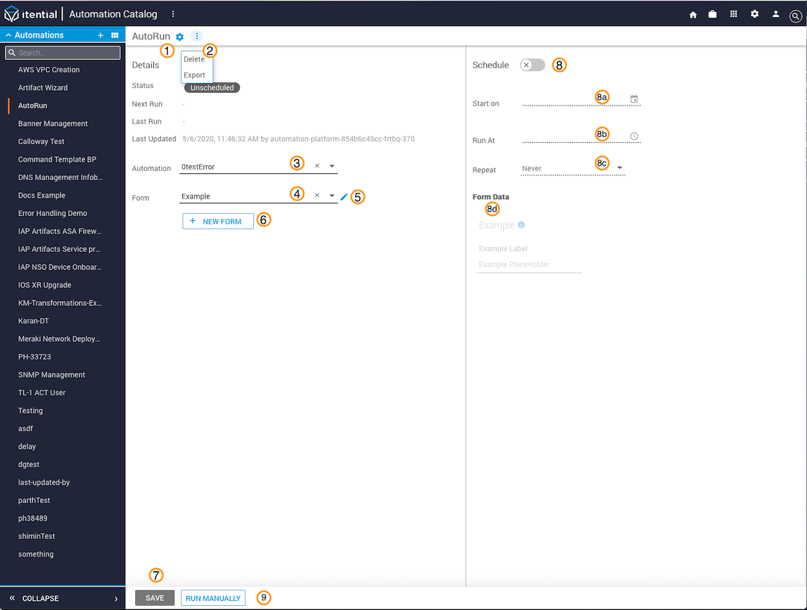 Automation Details