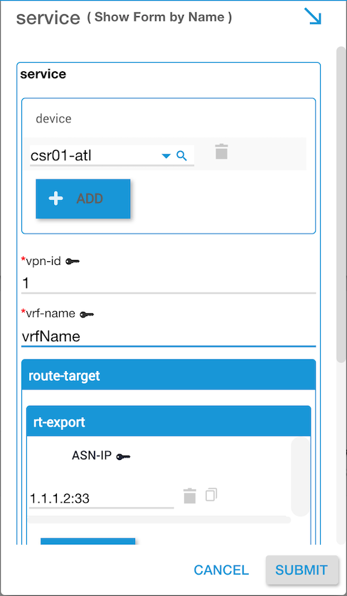 Service Form From Workflow Example