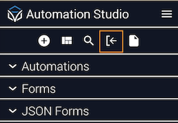 Import from Automation Studio Toolbar