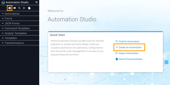 Navigate to Automation Studio