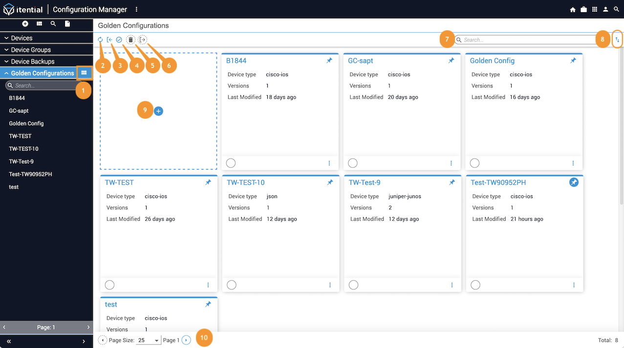 Golden Config UI