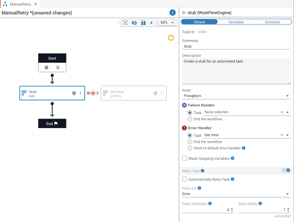 Workflow Retry Task